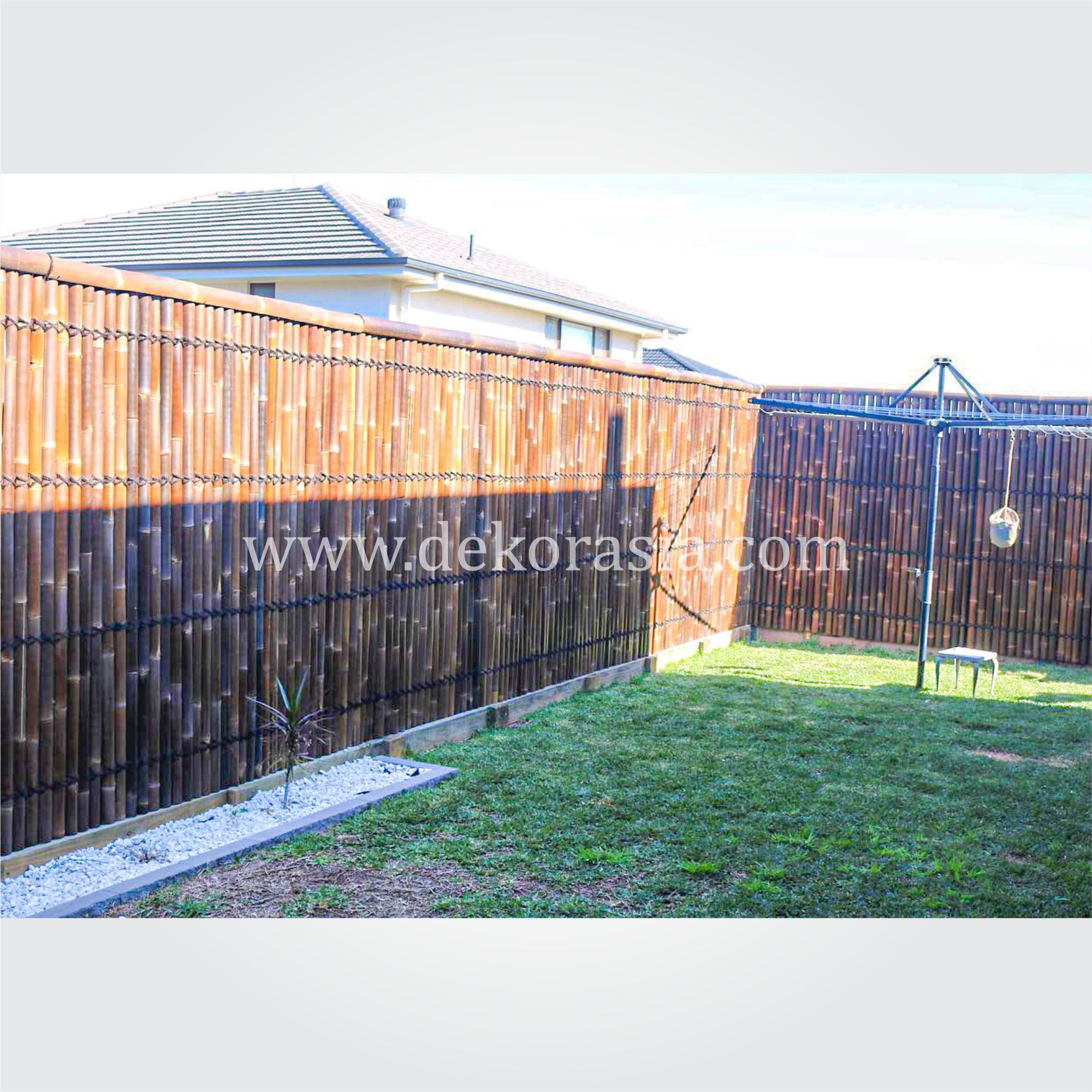 Bamboo Fencing, Bamboo Panels, and Bamboo Screen Fence Natural for Home Garden